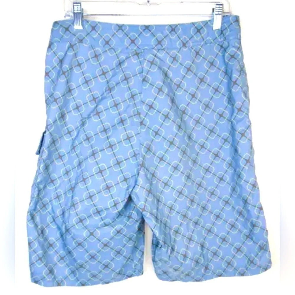 Oakley Board Shorts Swimwear Swim Trunks Blue Pockets Men’s Large 33 Waist